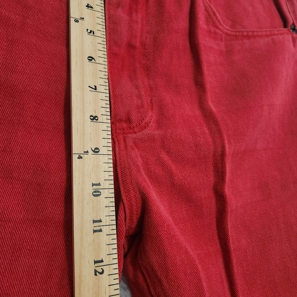 Southpole Jeans Mens 38X30 (Actual 38x28) Red Straight Cotton Y2K Flawed - Picture 8 of 14